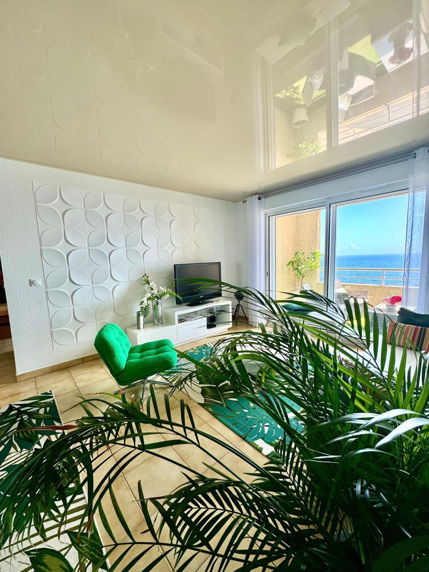 Apartament Vue Exceptionnelle Debut Cap Corse La Pier Noire San-Martino-di-Lota Zewnętrze zdjęcie