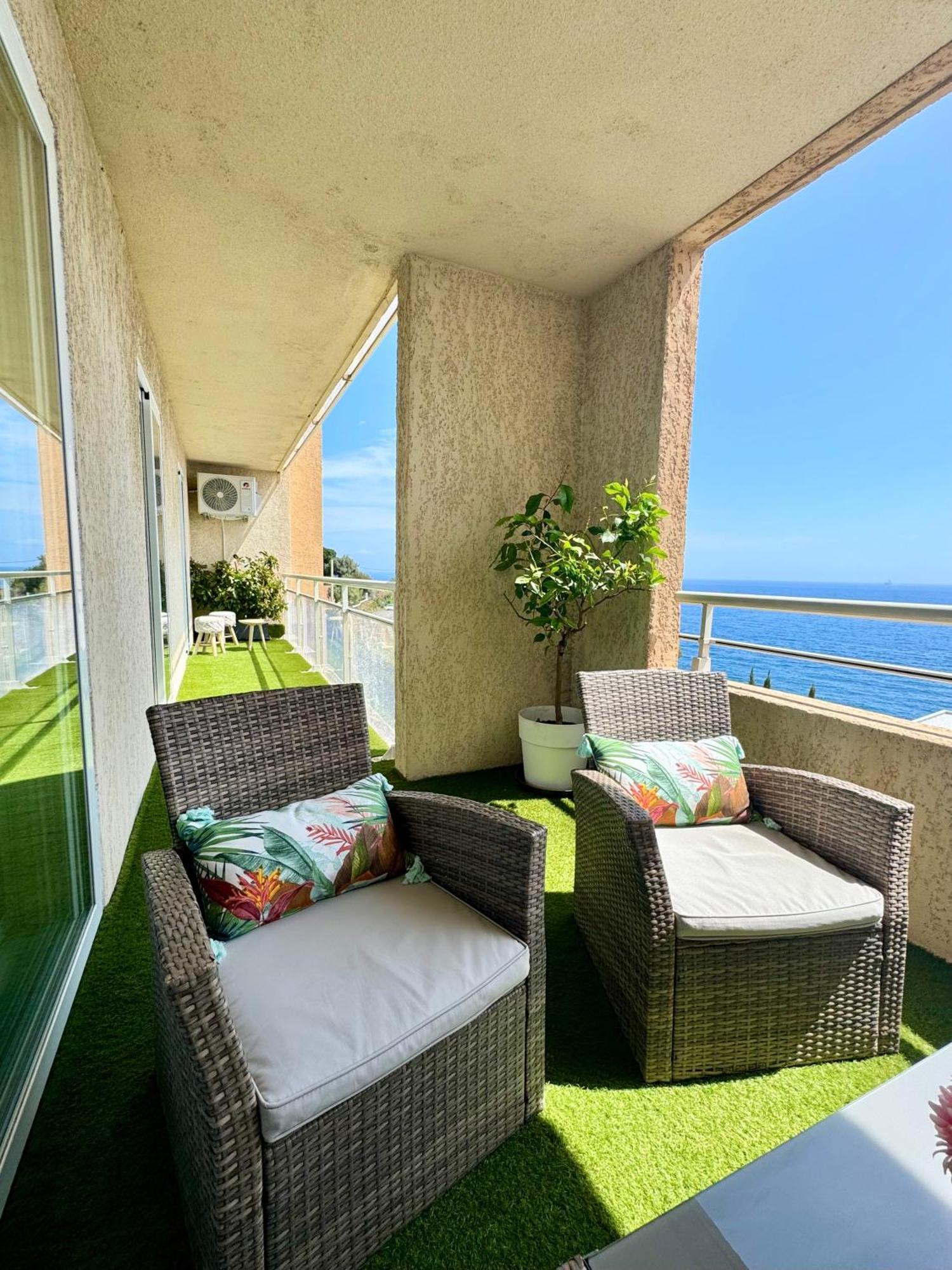 Apartament Vue Exceptionnelle Debut Cap Corse La Pier Noire San-Martino-di-Lota Zewnętrze zdjęcie